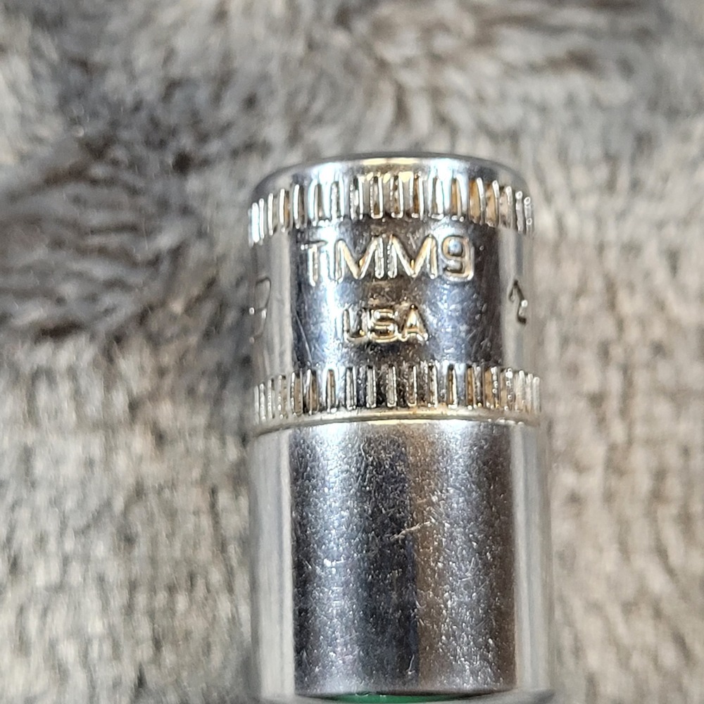 Snap-on TMM9 9mm Shallow 6-Point Socket 1/4-Inch Drive USA Made Chrome Hand Tool